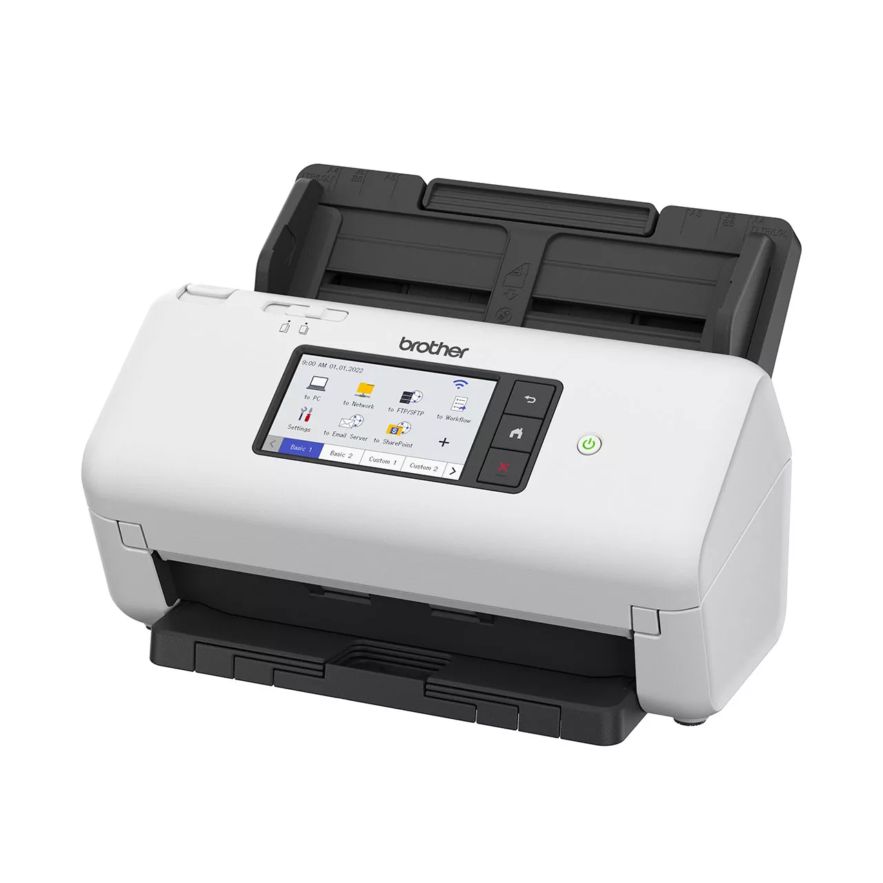 Brother ADS-4700W Scanner Left Side View
