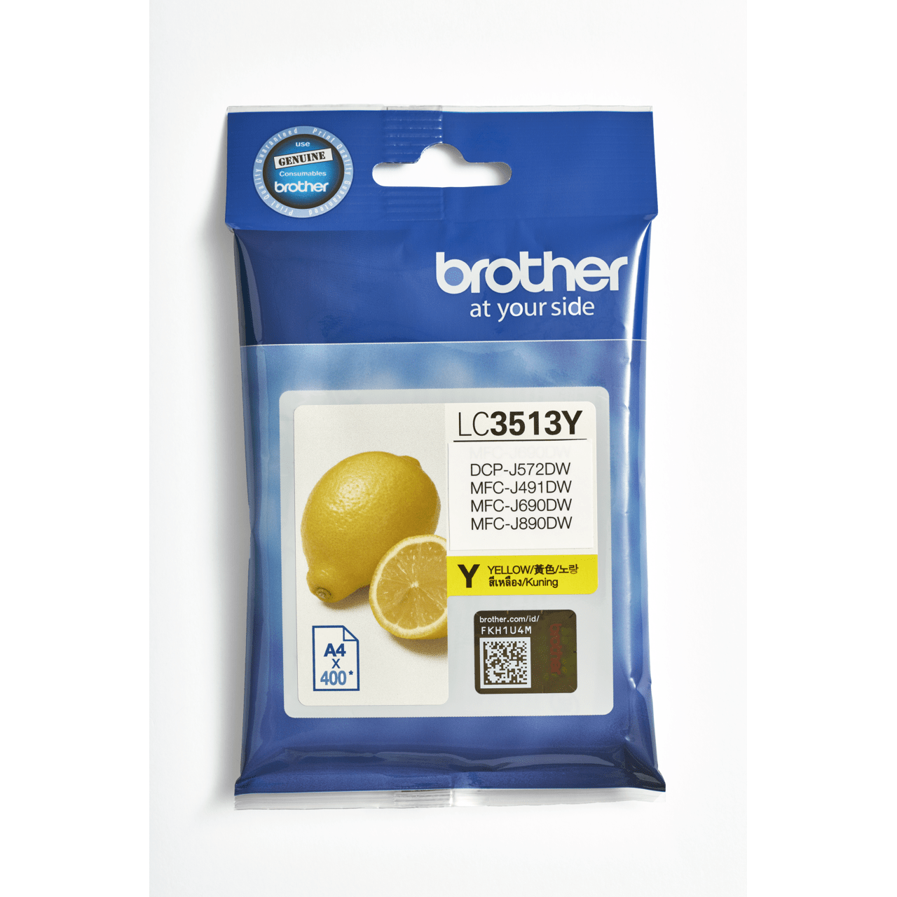 Brother LC3513Y with packing Genuine High Yield Yellow Ink