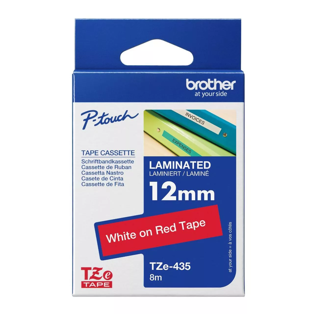 Brother TZe-435 Genuine Label Printer (Label Maker) Tape 1