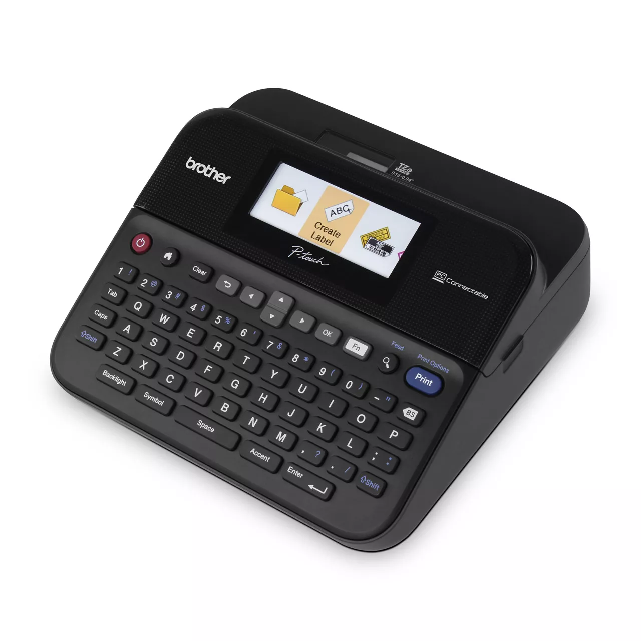 Label Printer PT-D600VP left-side view