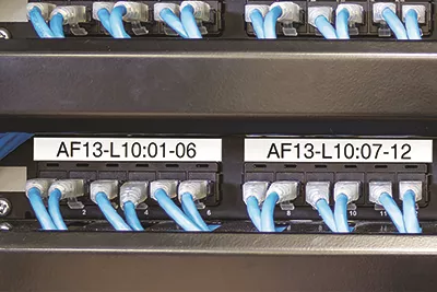 Network cabinets and patch panels