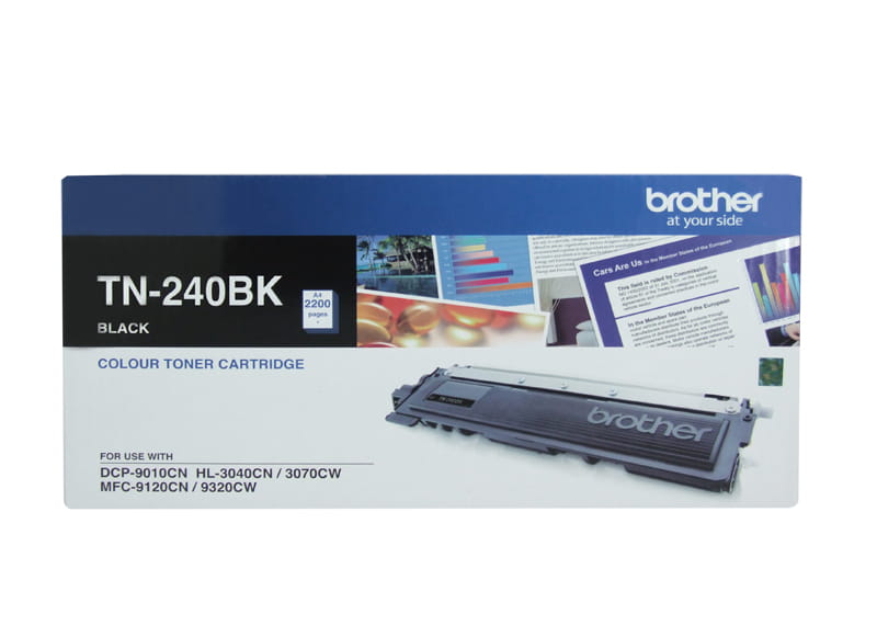 Brother TN240BK Genuine Toner Cartridge 1