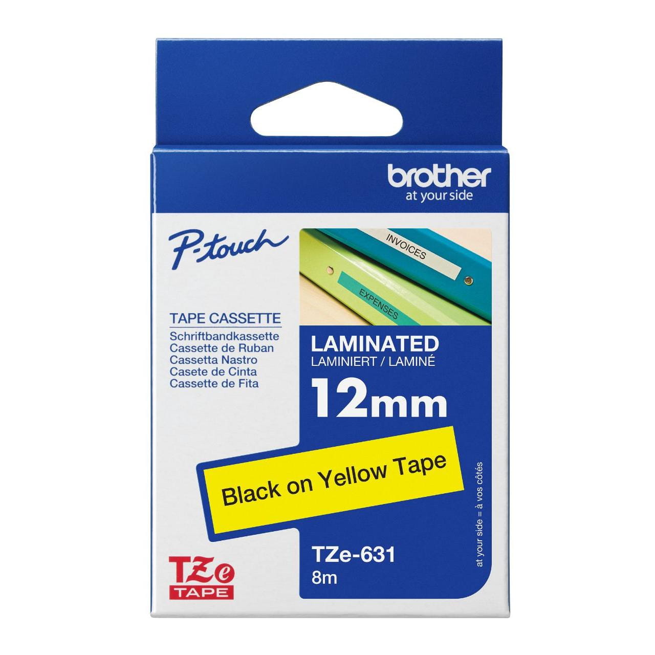 Brother TZe-631 Genuine Label Printer (Label Maker) Tape 1