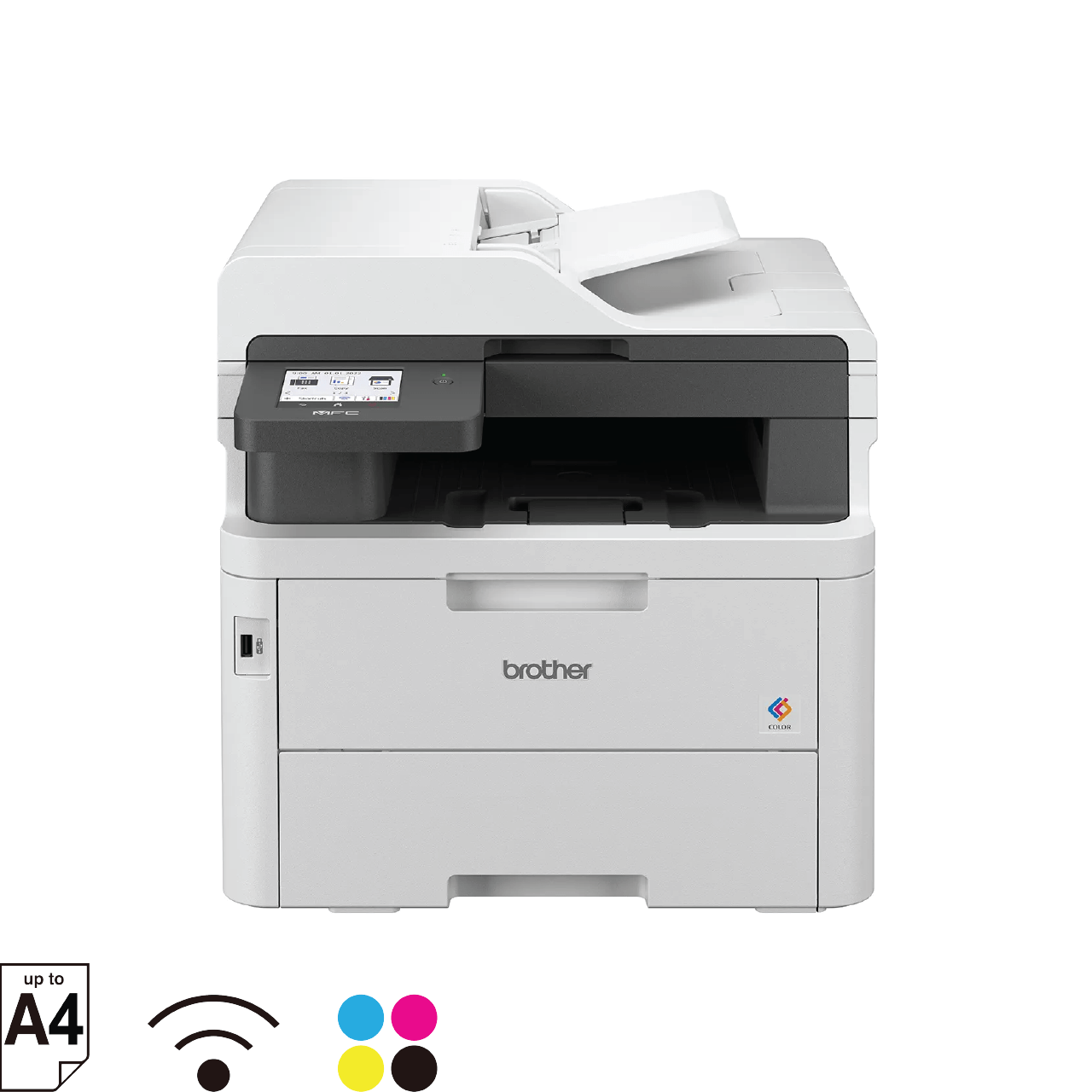 Brother MFC-L3760CDW Colour Laser Printer Front View
